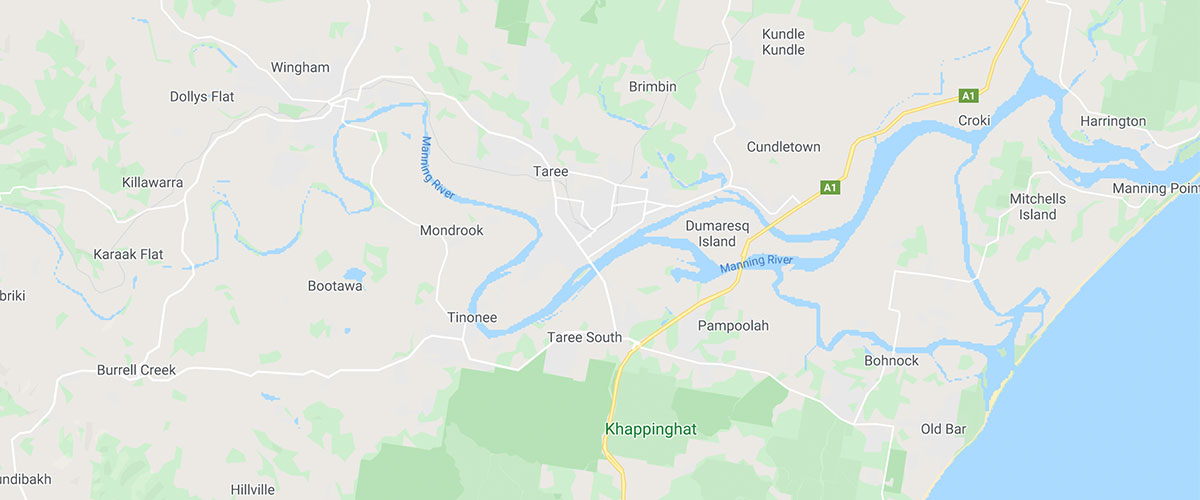 taree forster wingham map